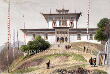 /data/Original Prints/Topography Views, City Views, Landscapes/THE PALACE AT WANDECHY BOOTAN (BHUTAN).jpg